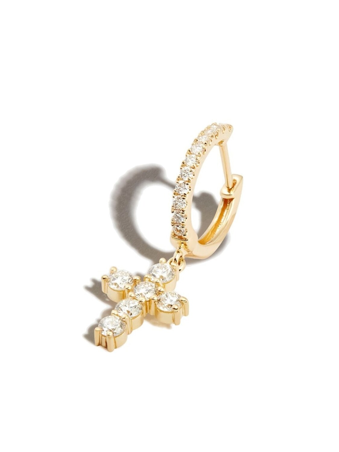 

Серьги-подвески из желтого золота с бриллиантами Anita Ko, золотой