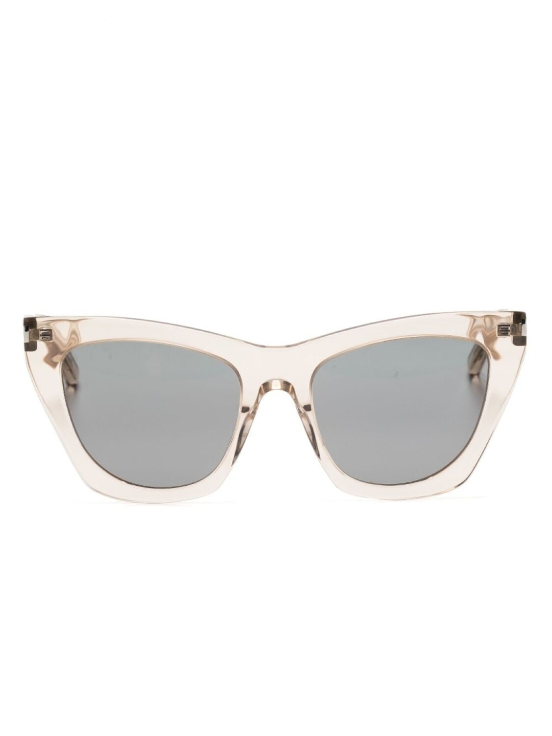 

Saint Laurent Eyewear солнцезащитные очки в оправе 'кошачий глаз', нейтральный цвет
