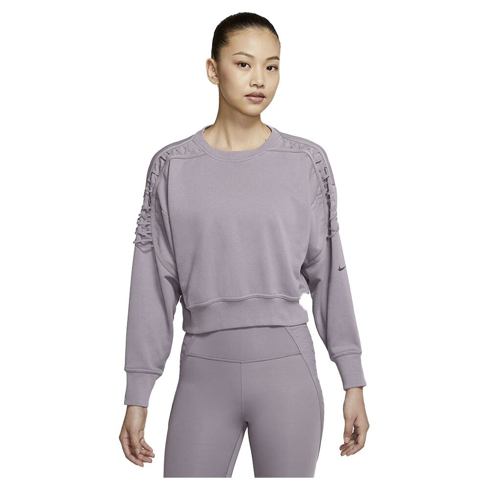 

Толстовка Nike Therma Crew Cropped, фиолетовый