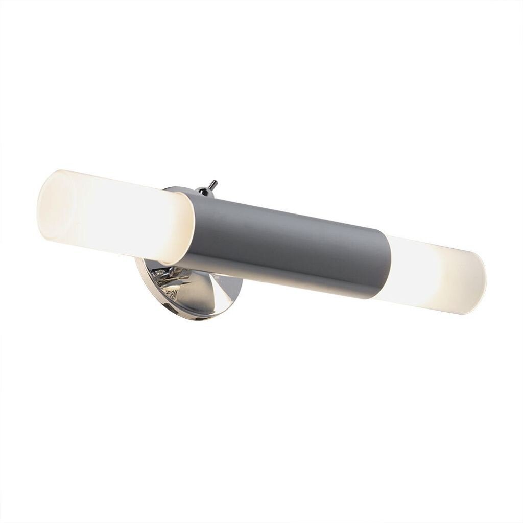 

Светодиодный светильник для ванной комнаты, зажим, хром, L 25,5 см etc-shop, серебро