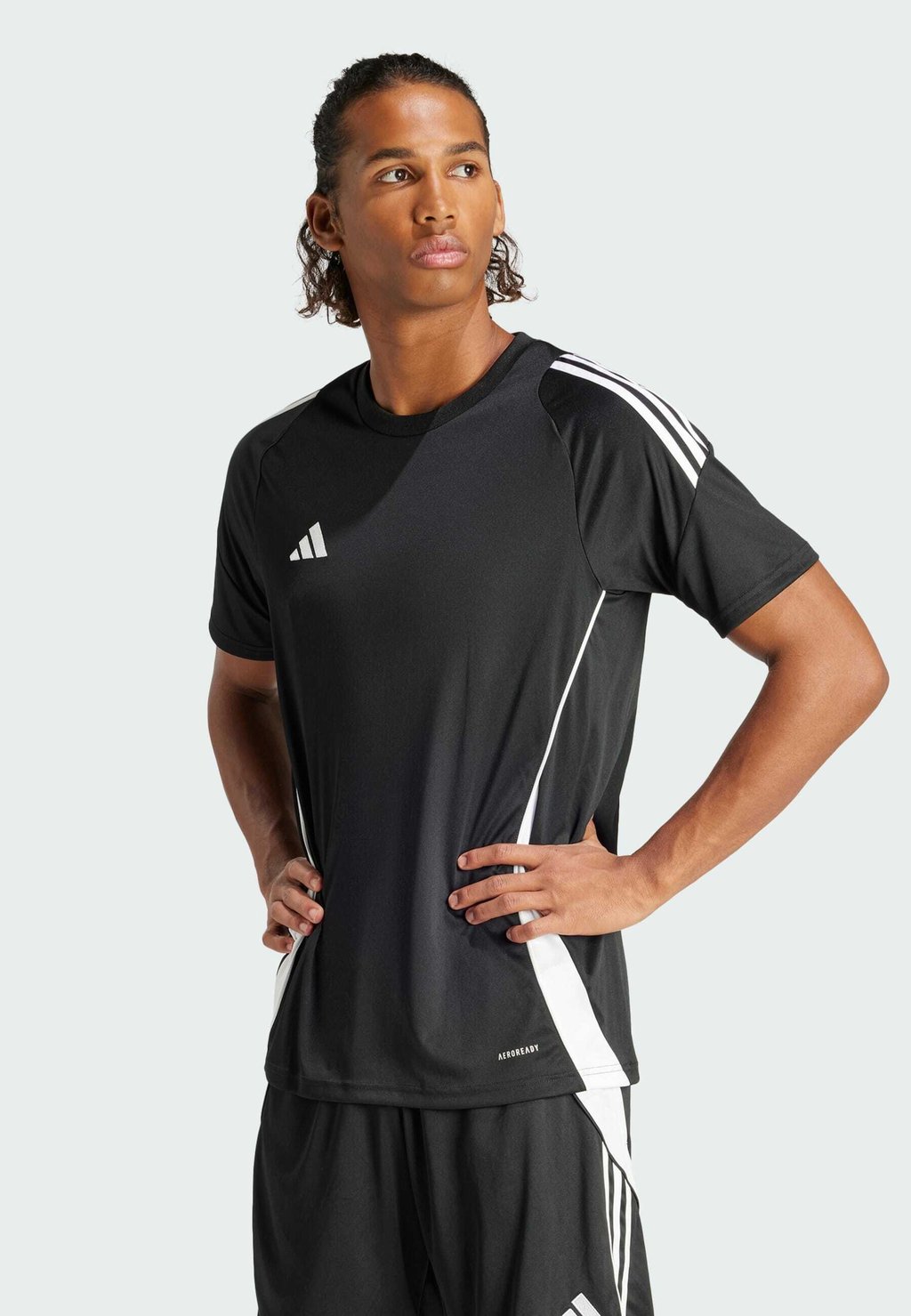 Футболка спортивная TIRO24 adidas Performance, цвет black white
