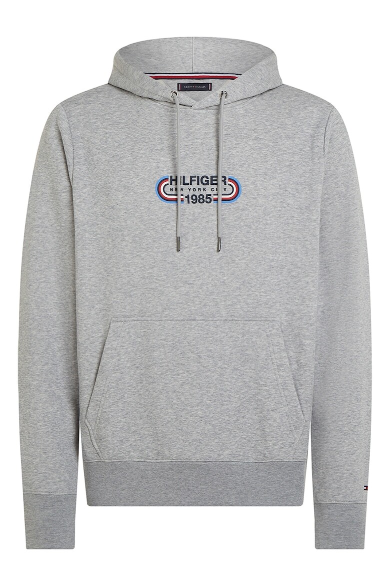 

Хлопковая толстовка с логотипом Tommy Hilfiger, серый