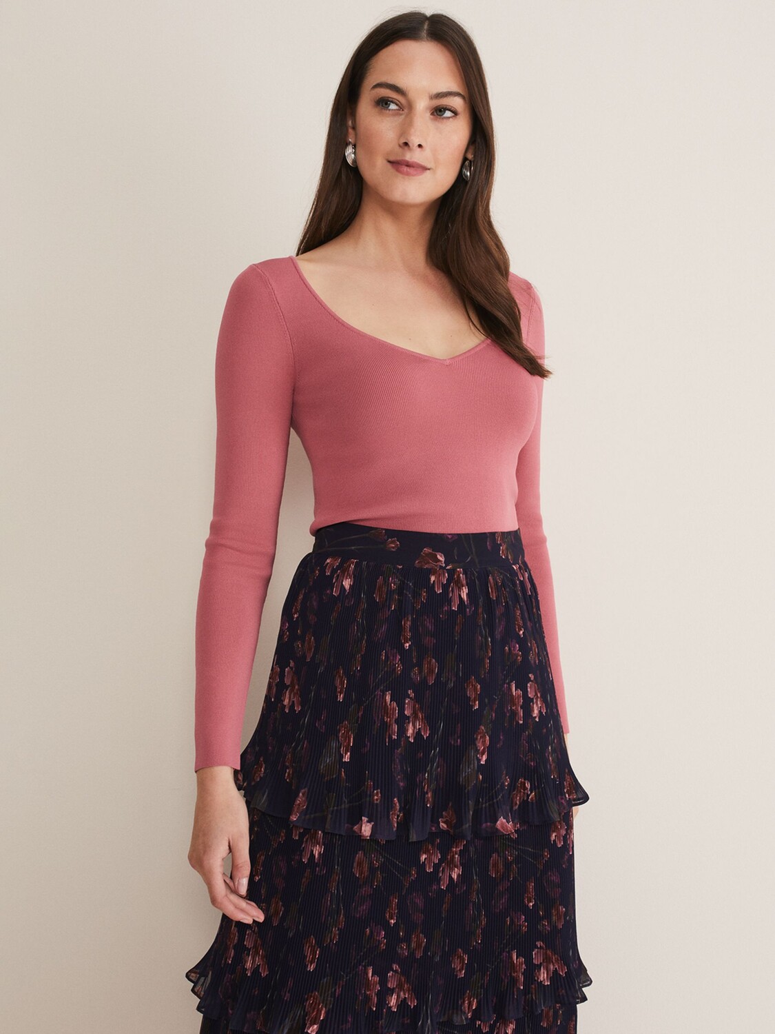 

Топ Phase Eight Azura Sweetheart, розовый