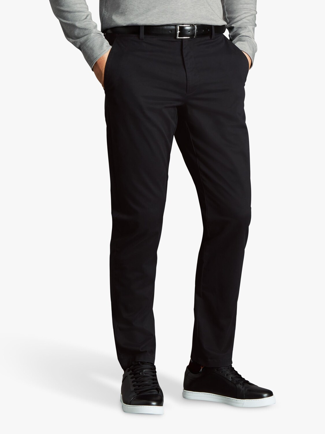 

Брюки узкого кроя Charles Tyrwhitt Smart Casual, черные