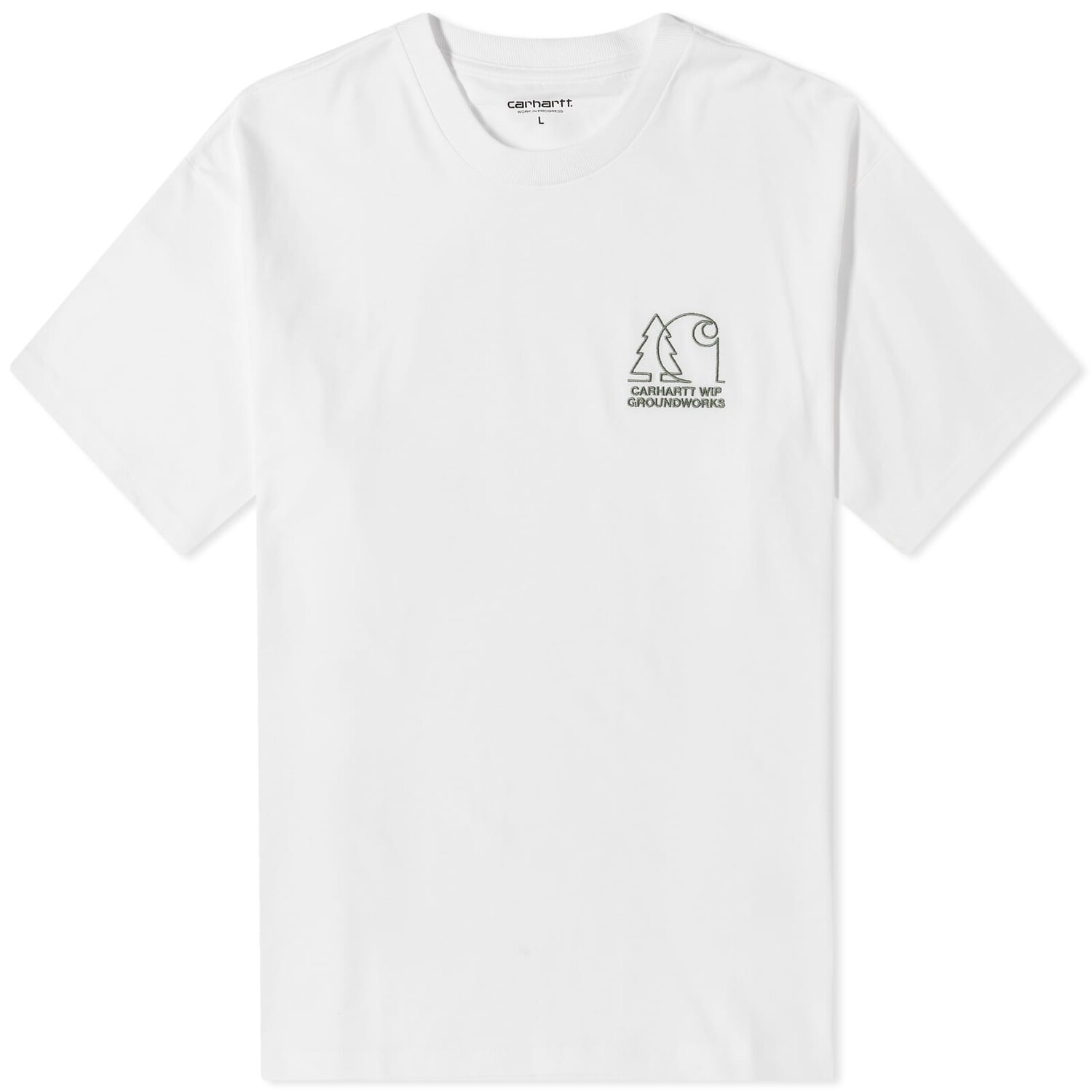 

Футболка Carhartt Wip Groundworks, белый