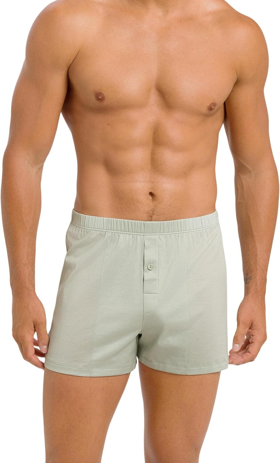 

Боксеры Hanro Cotton Sporty Knit Boxer, цвет Mineral Green