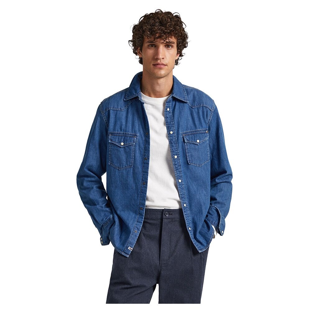 

Рубашка Pepe Jeans Carson, синий