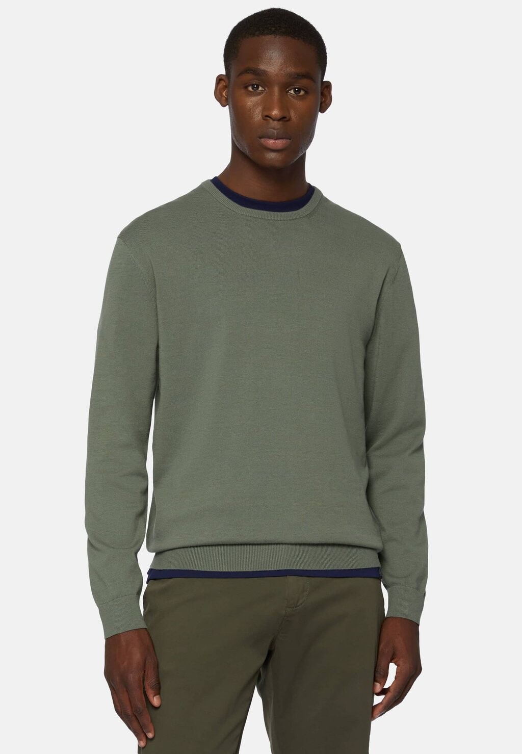 

Джемпер CREW NECK Boggi Milano, зеленый