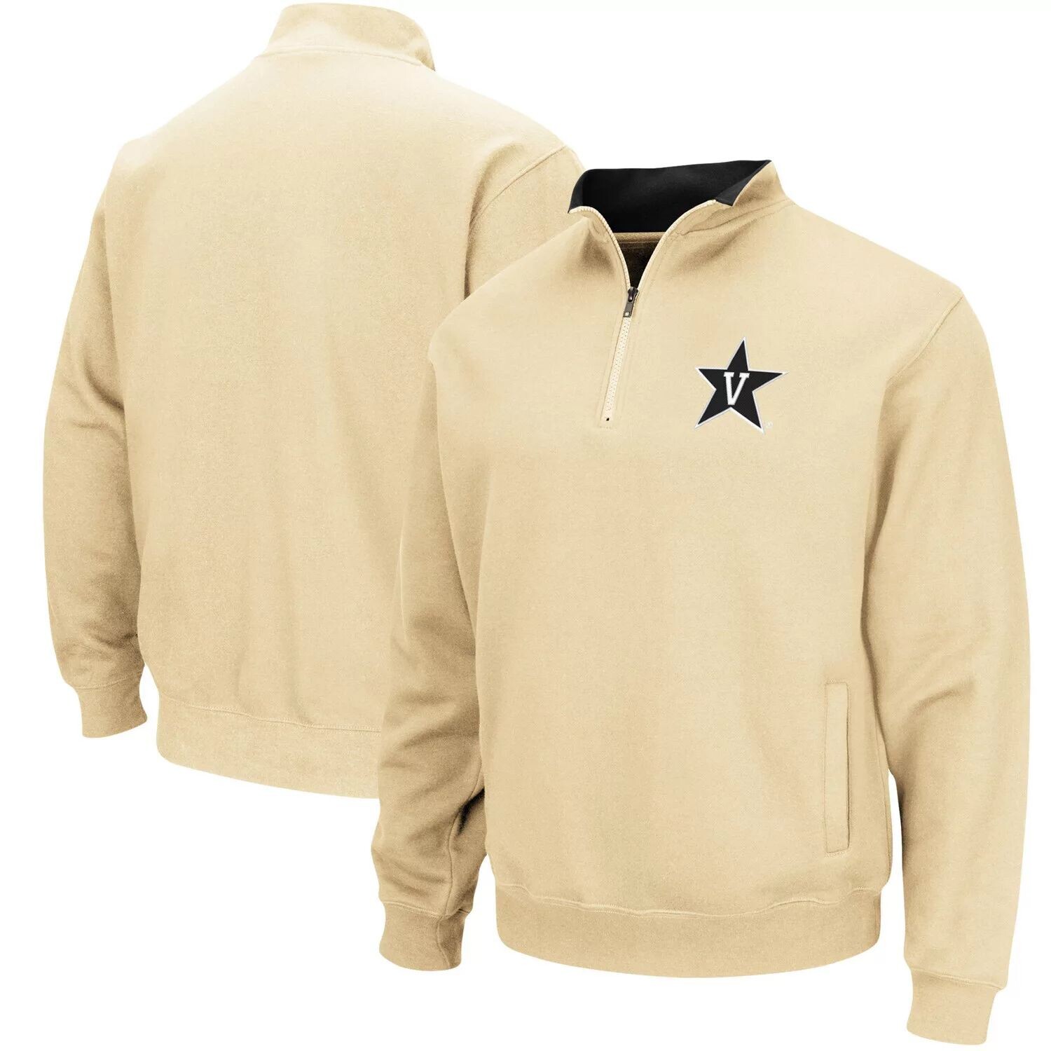 

Мужская золотистая куртка на молнии с логотипом Vanderbilt Commodores Tortugas Colosseum, Желтый