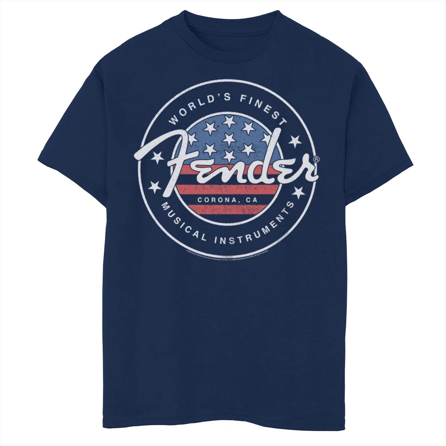 

Футболка Fender Worlds Finest Musical Instruments для мальчиков 8–20 лет с рисунком Licensed Character