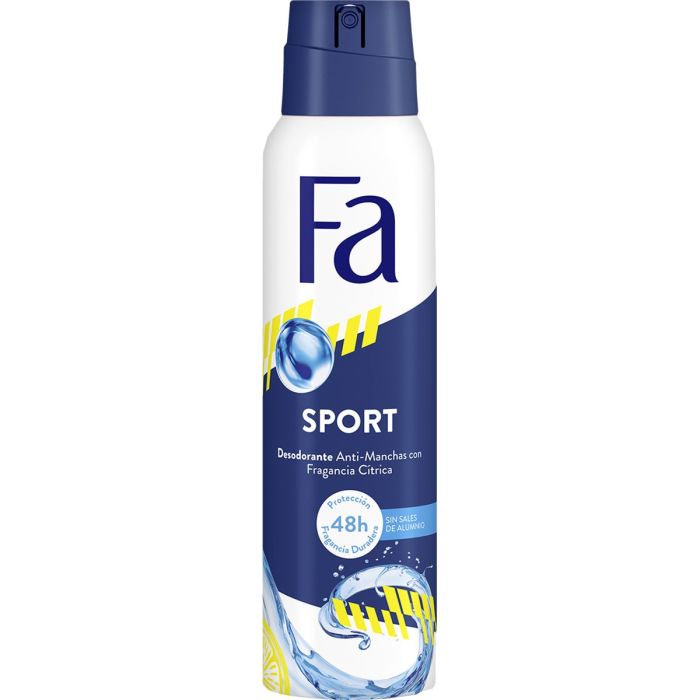 Дезодорант Sport Desodorante Anti-Manchas Fa, 150 ml дезодорант женский fa прозрачная защита и легкая свежесть 50мл ролик