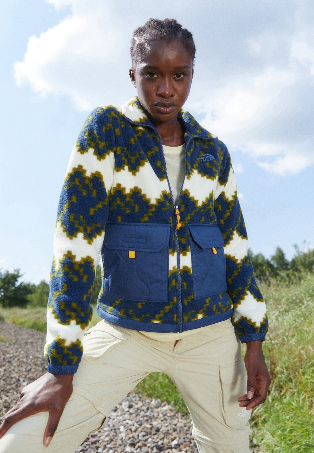 

Флисовая куртка ROYAL ARCH JACKET The North Face, Shady Blue Mountain Geo