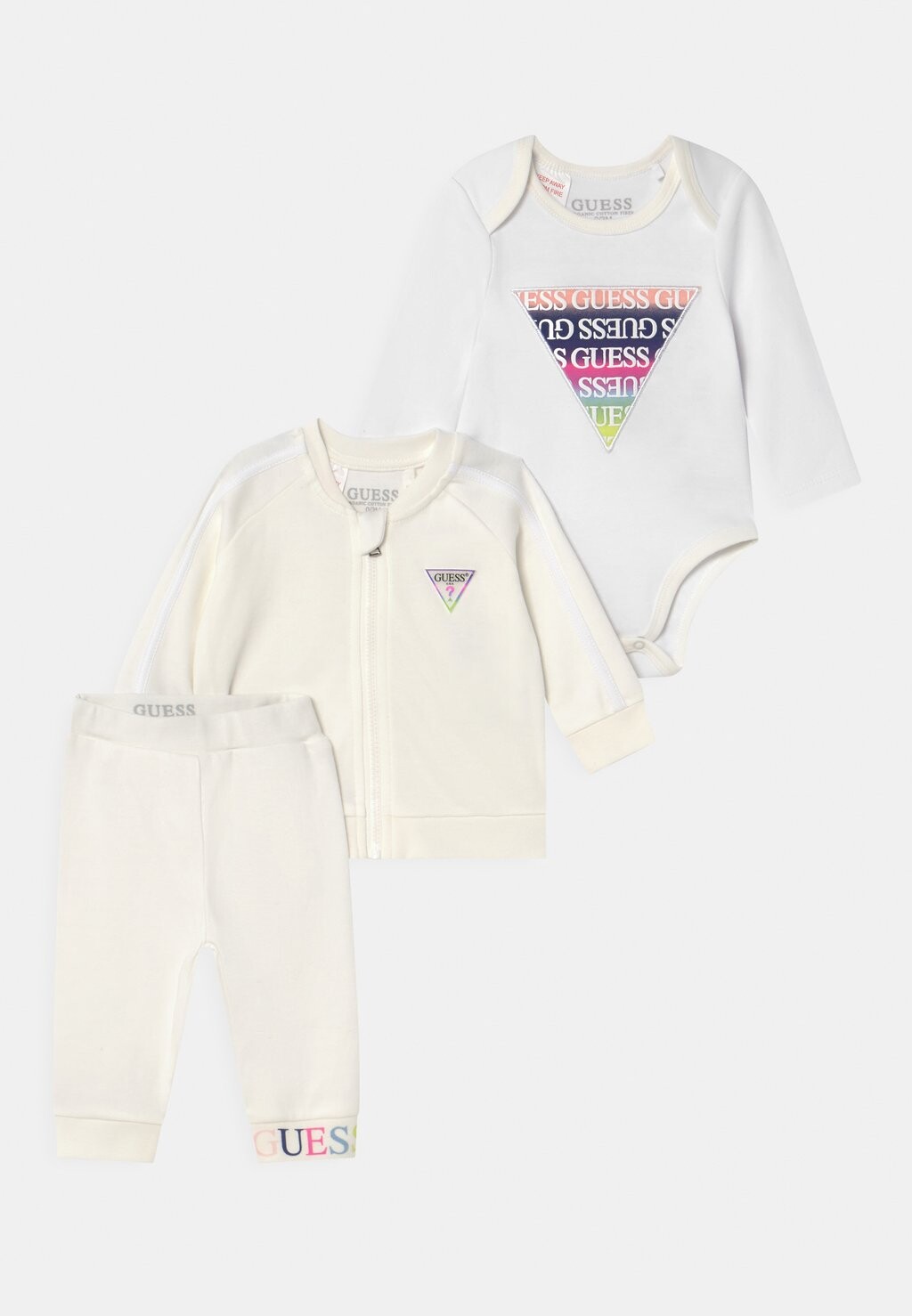 

Спортивный костюм NEWBORN ACTIVE SET UNISEX Guess, цвет salt white