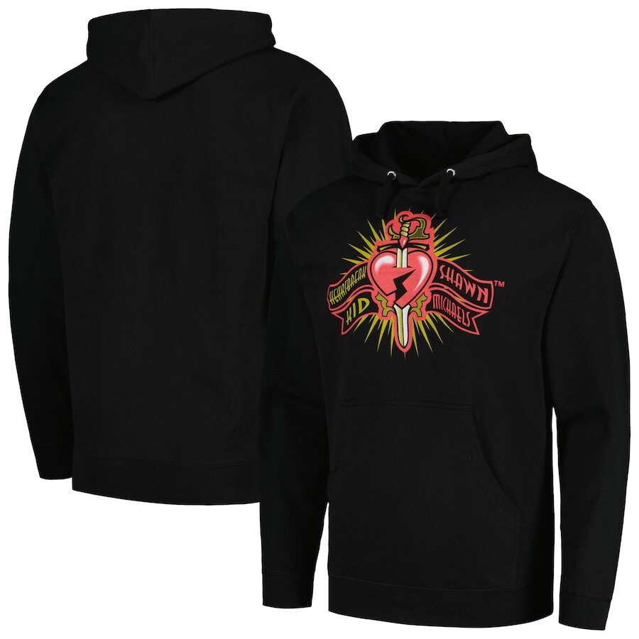 

Пуловер с капюшоном WWE Authentic Shawn Michaels, черный