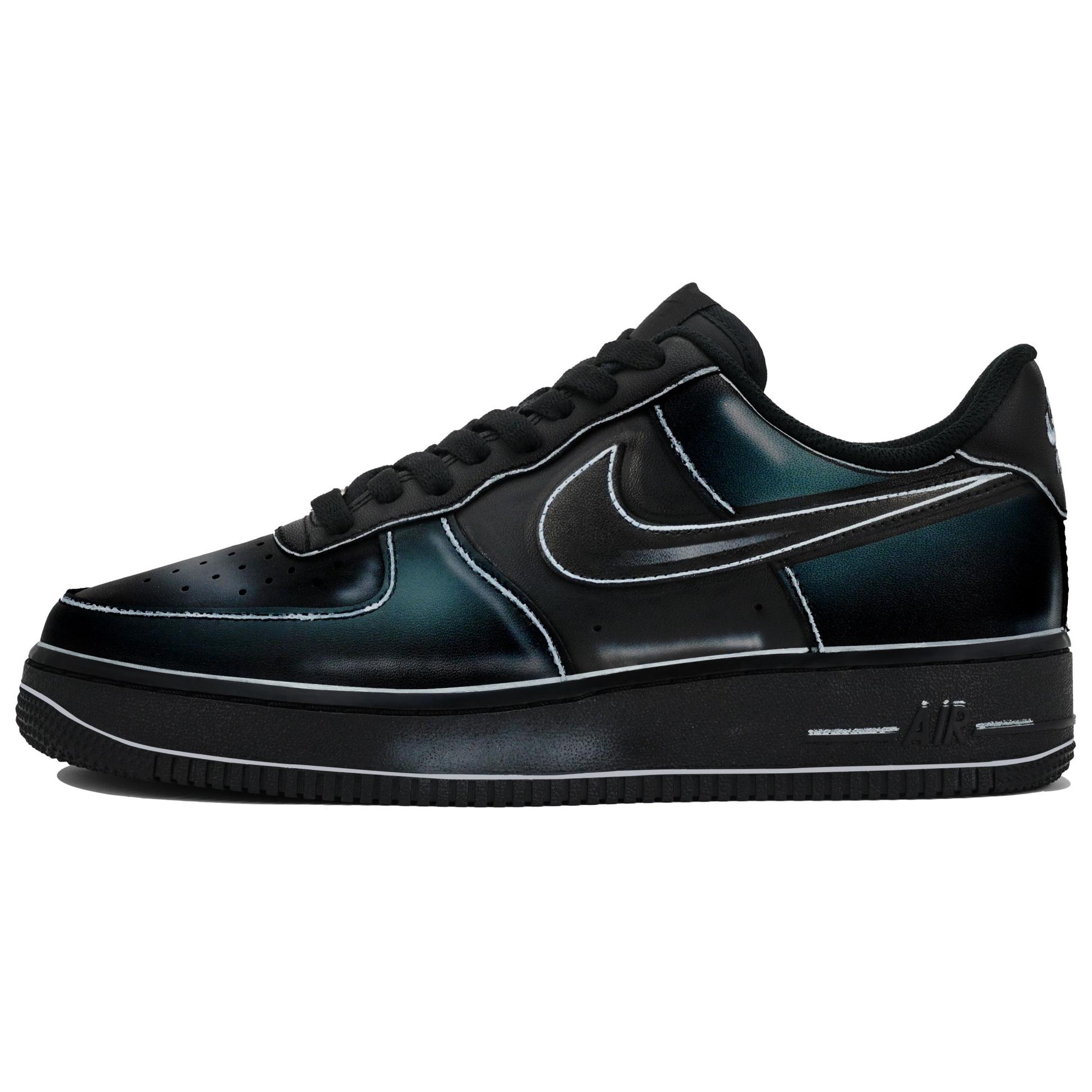 

Кроссовки Nike Air Force 1 Skateboarding Shoes Unisex Low-top Blue/white, черный