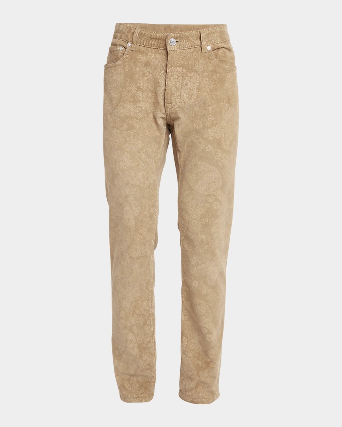 

Мужские джинсовые брюки с принтом пейсли Etro, цвет Multicol On Beige Ba