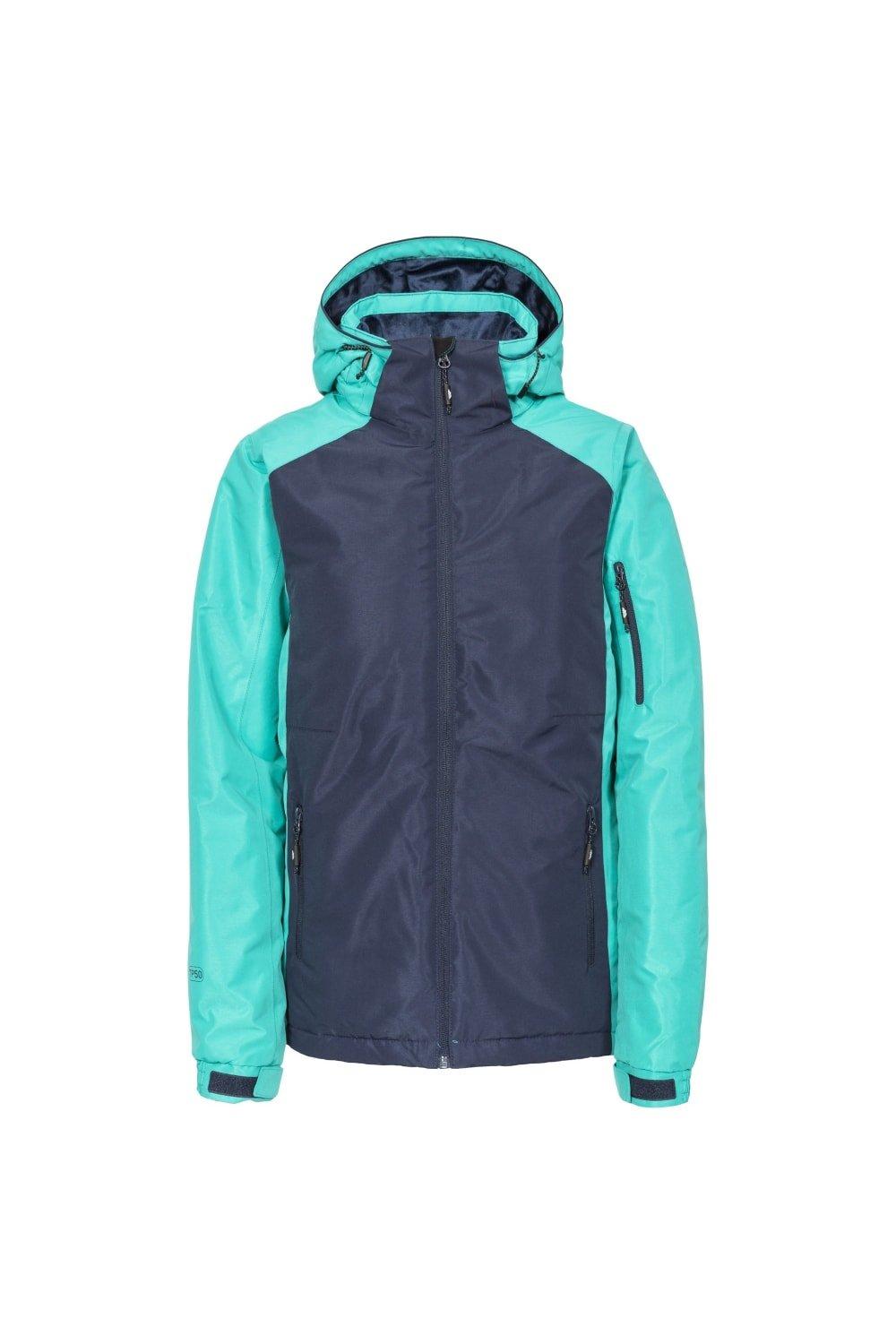 Лыжная куртка Sheelin с капюшоном и застежкой на ощупь Trespass, темно-синий смывка лыжная zet 800 мл для удаления лыжной смазки сцепления