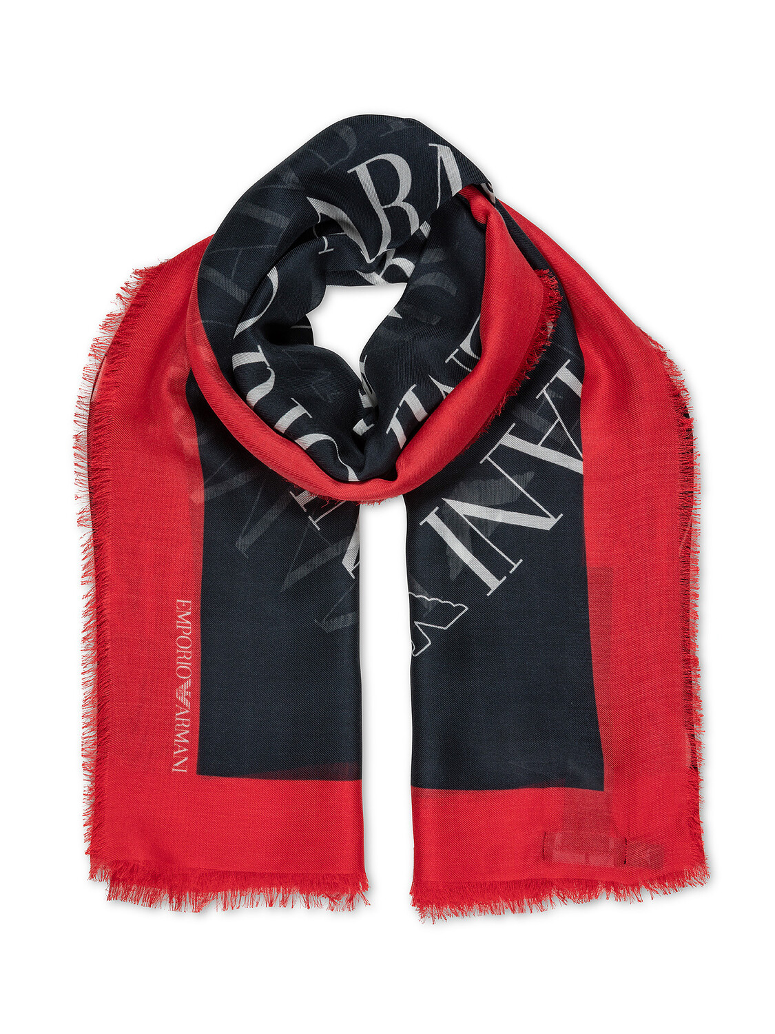 

Шарф Emporio Armani, черный