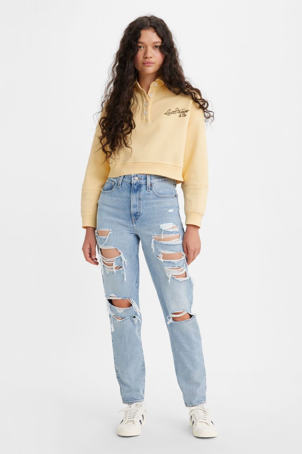 

Мамочка с завышенной талией от Levi's Levi's, синий