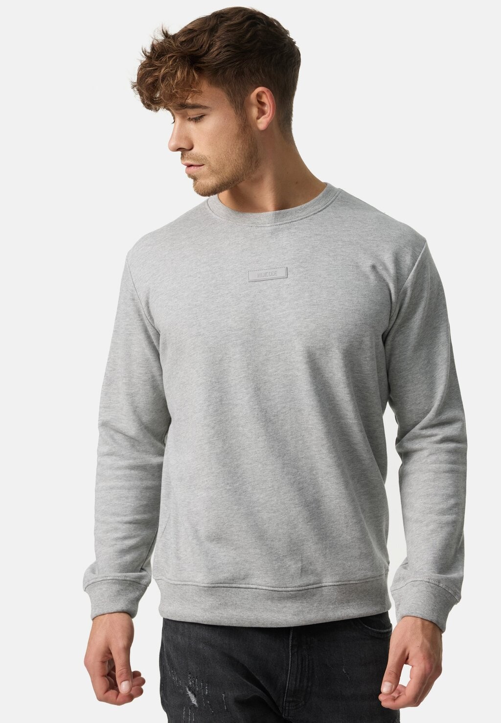 

Толстовка BAXTER INDICODE JEANS, цвет lt grey mix