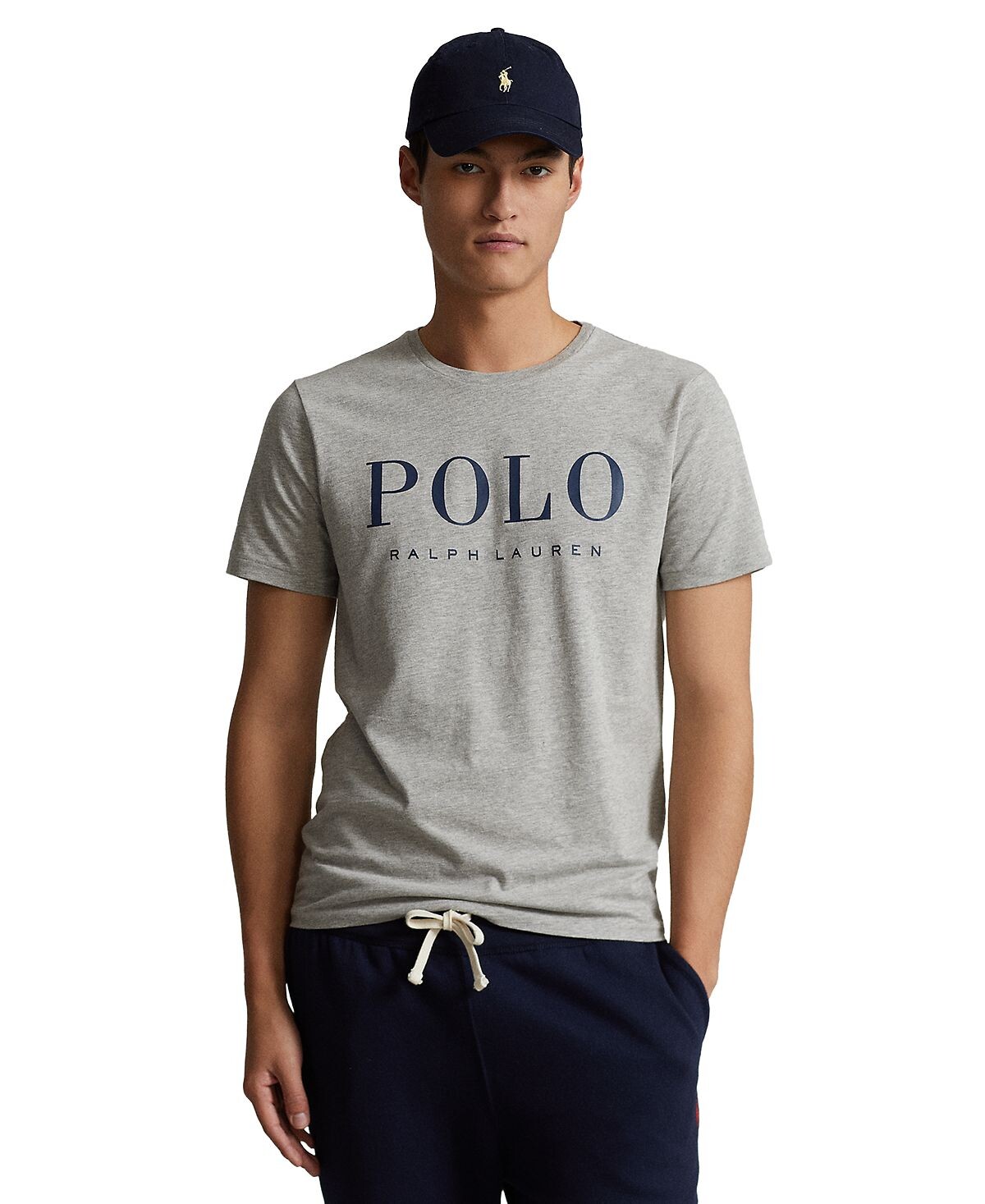 

Мужская трикотажная футболка классического кроя с логотипом Polo Ralph Lauren