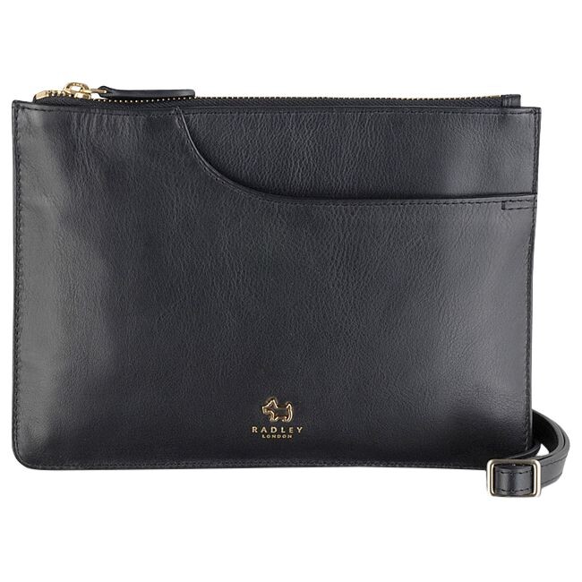 

Кожаная сумка через плечо Radley Pockets среднего размера, черная