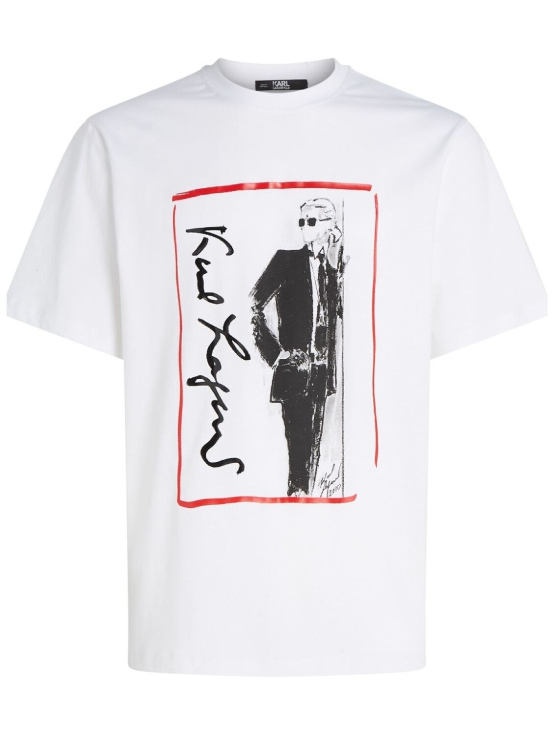 

Karl Lagerfeld футболка Karl Series с принтом, белый