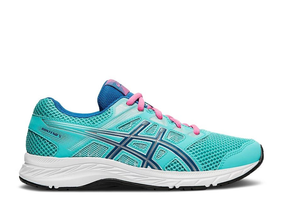 

Кроссовки ASICS Contend 5 Gs 'Ice Mint Deep Sapphire', зеленый