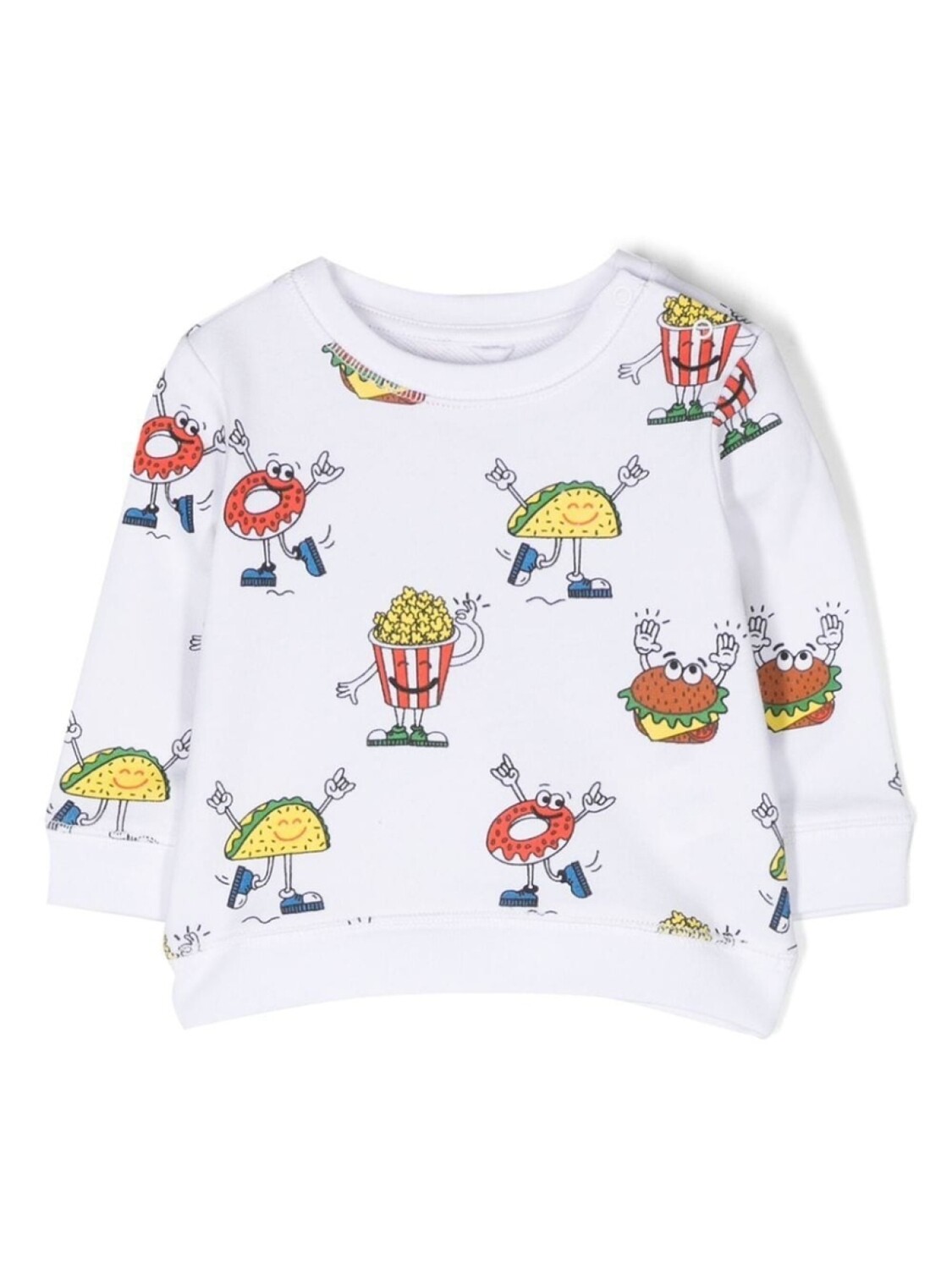 

Толстовка с графичным принтом Stella McCartney Kids, белый