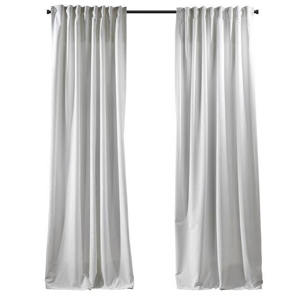 

Бархатная штора Puude Home Design 140245, 25x1x140 см, белый