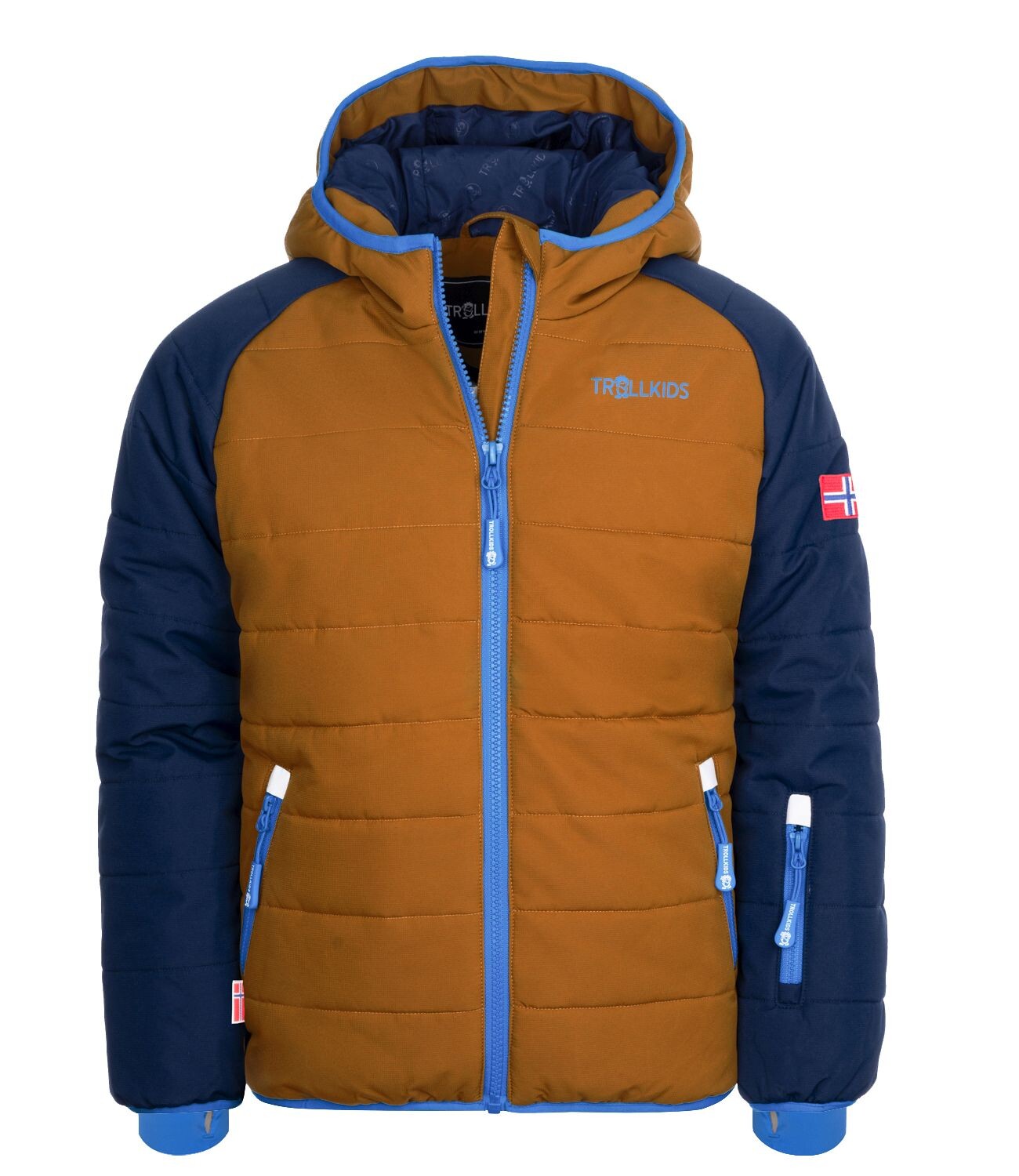 

Лыжная куртка Trollkids Skijacke Hafjell PRO, цвет Marineblau/Bronze/Azurblau