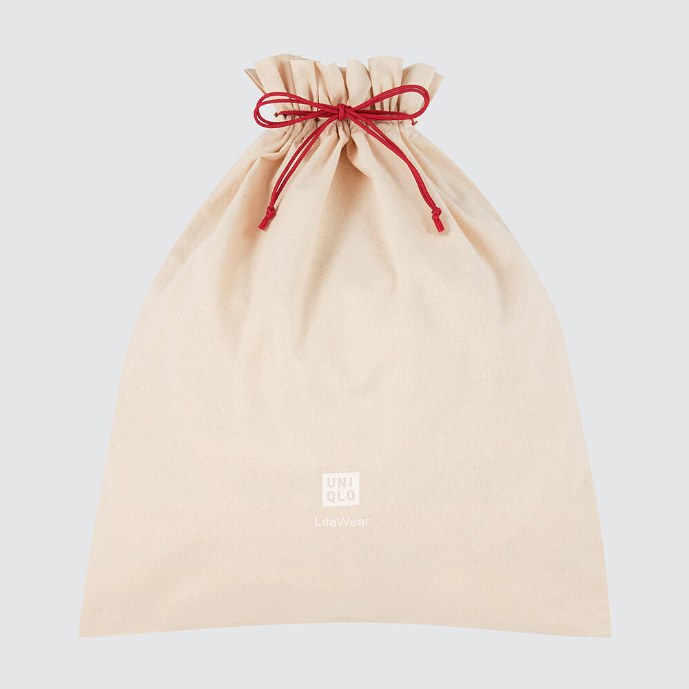

Мужская/женская подарочная сумка Uniqlo (размер S 33*28,5 см, сумка на шнурке)