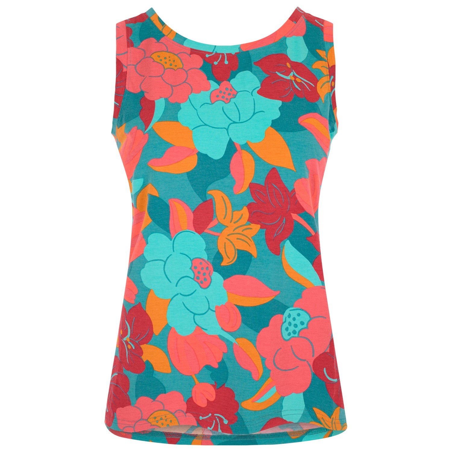 

Майка Sherpa Women's Neha High Neck Tank, цвет Hydra Oversize Floral
