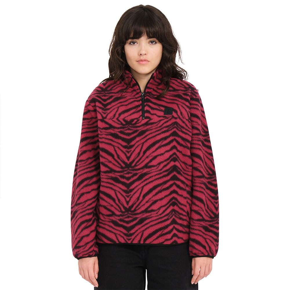

Толстовка Volcom Pheelin It Half Zip, красный
