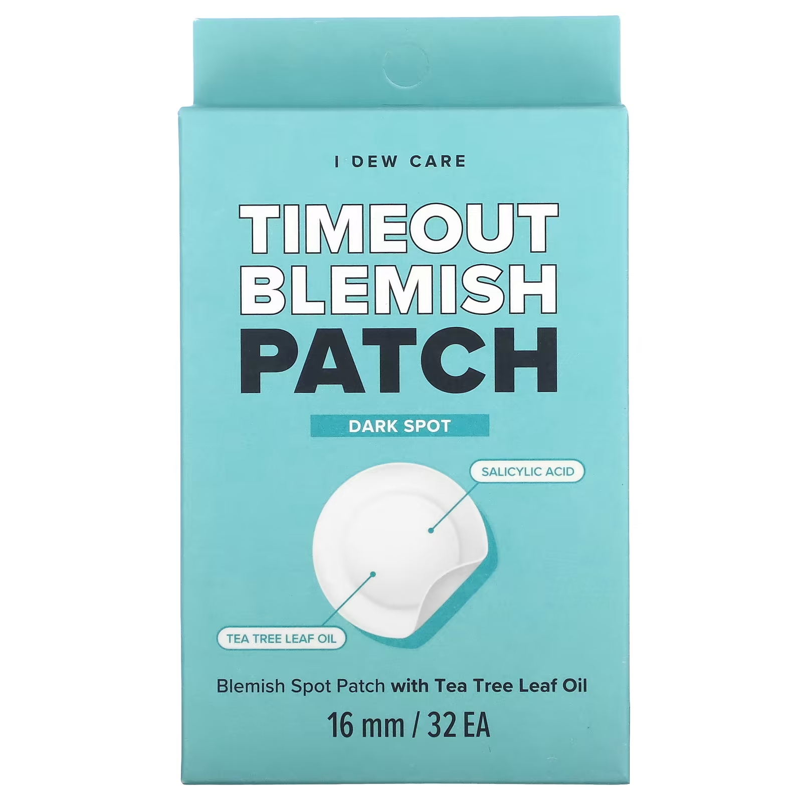 Патчи от пятен I Dew Care Timeout Blemish Patch Dark Spot, 32 патча бальзам с маслом чайного дерева earth s care 6г