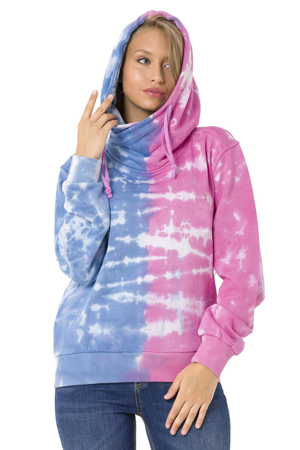 

Толстовка Cipo & Baxx Kapuzensweat, цвет BLUEPINK