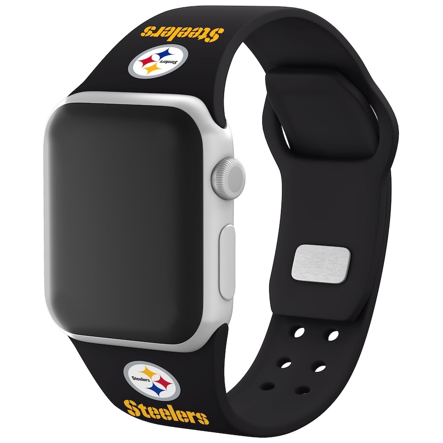 

Ремешок для часов Artinian Pittsburgh Steelers, черный