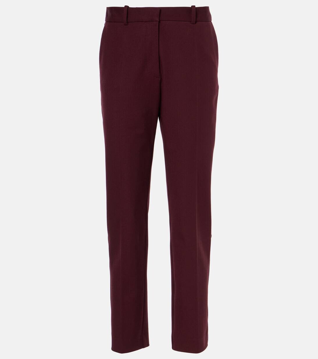 

Прямые брюки Coleman из габардина Joseph, цвет merlot