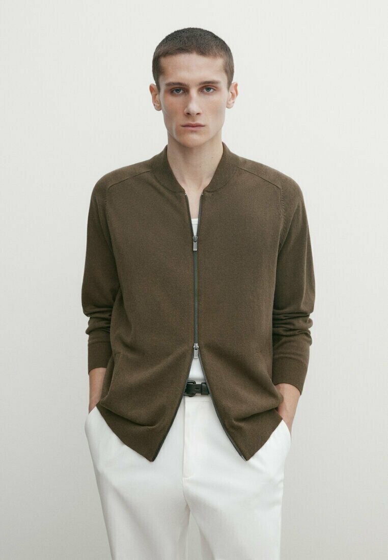 

Бомбер Massimo Dutti, хаки