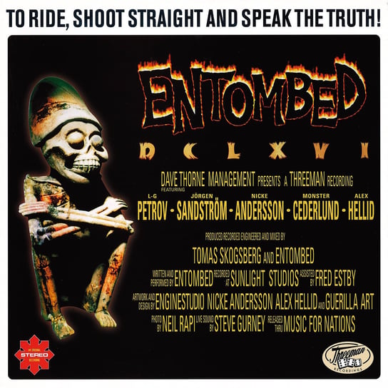 Виниловая пластинка Entombed - DCLXVI To Ride Shoot Straight And Speak The Truth