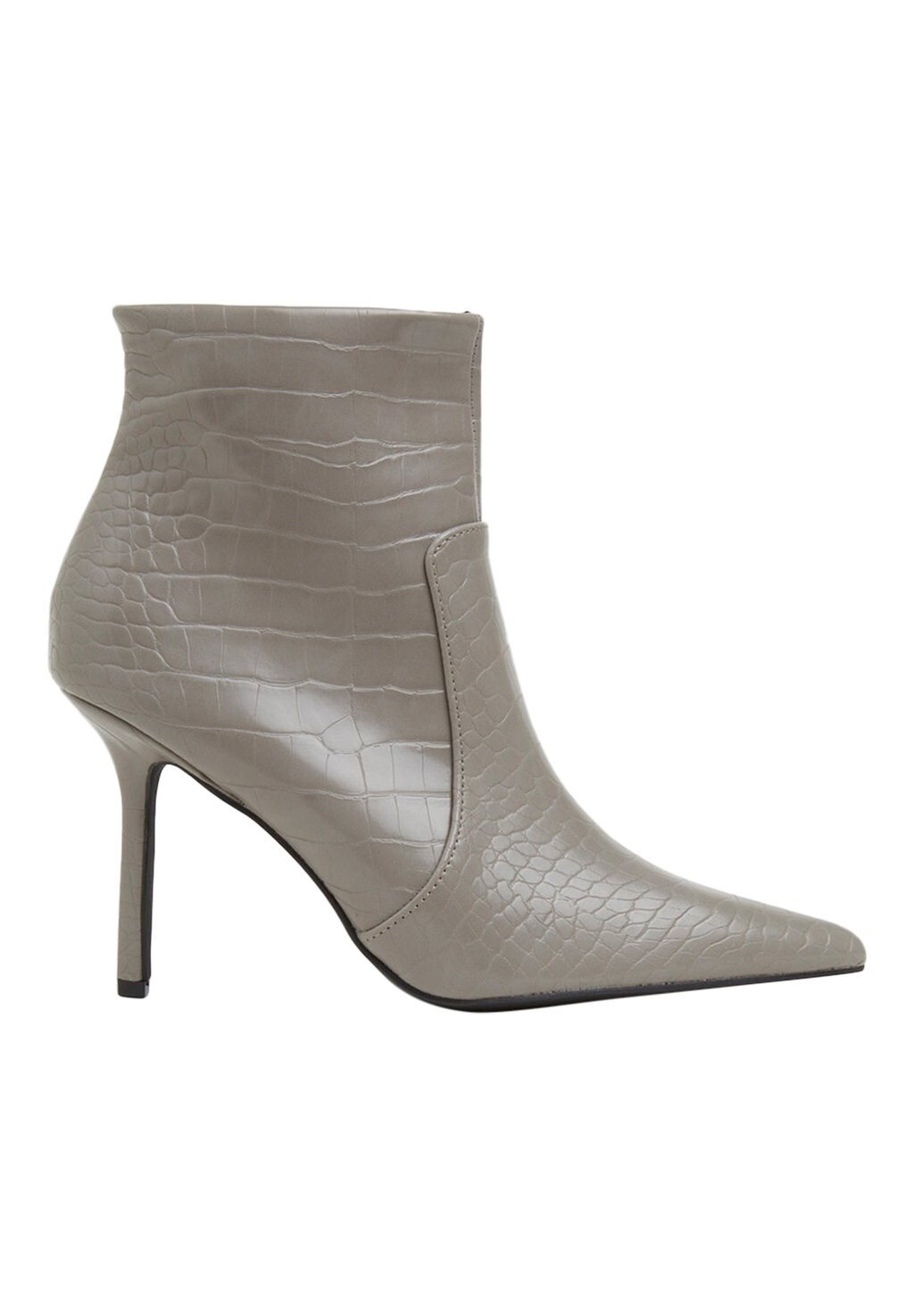 

Ботильоны на каблуке A Crocodile Effect Stiletto Calliope, цвет grigio