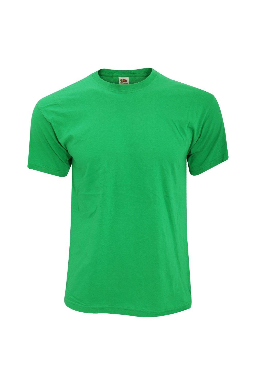 Оригинальная полноразмерная футболка Screen Stars с короткими рукавами Fruit of the Loom, зеленый