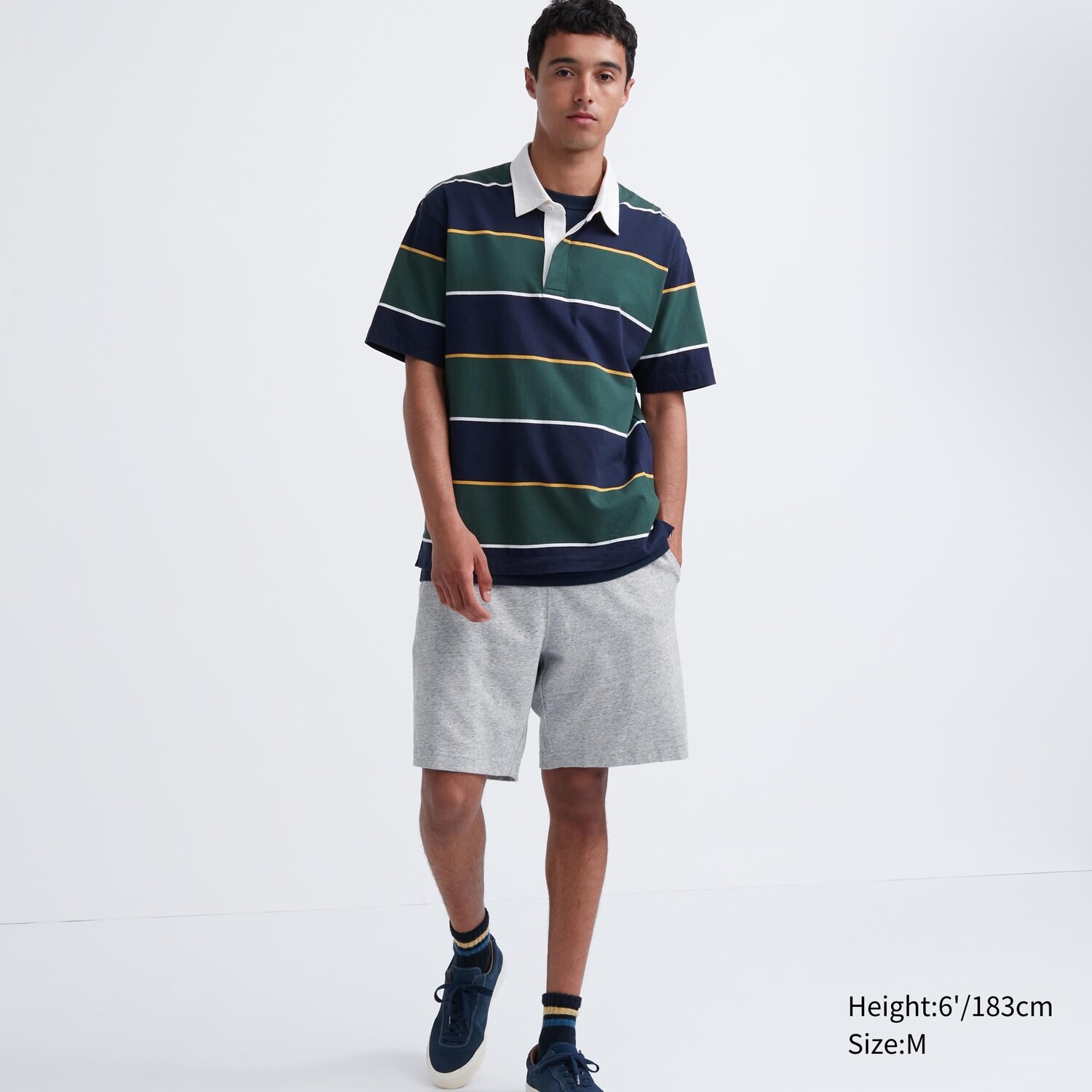 

Шорты легкие Uniqlo AIRism из хлопка, серый
