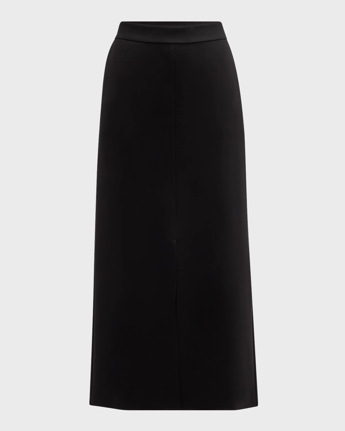 

Макси-юбка Flex с прямым разрезом спереди и понте Eileen Fisher, черный