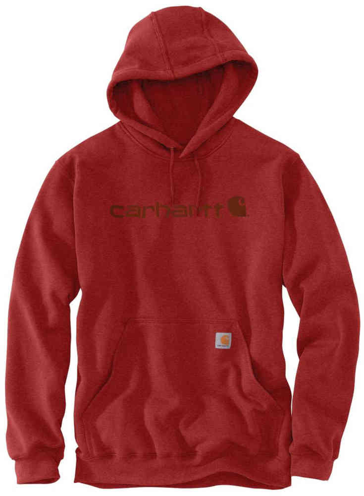 Толстовка средней плотности с фирменным логотипом Carhartt, красный