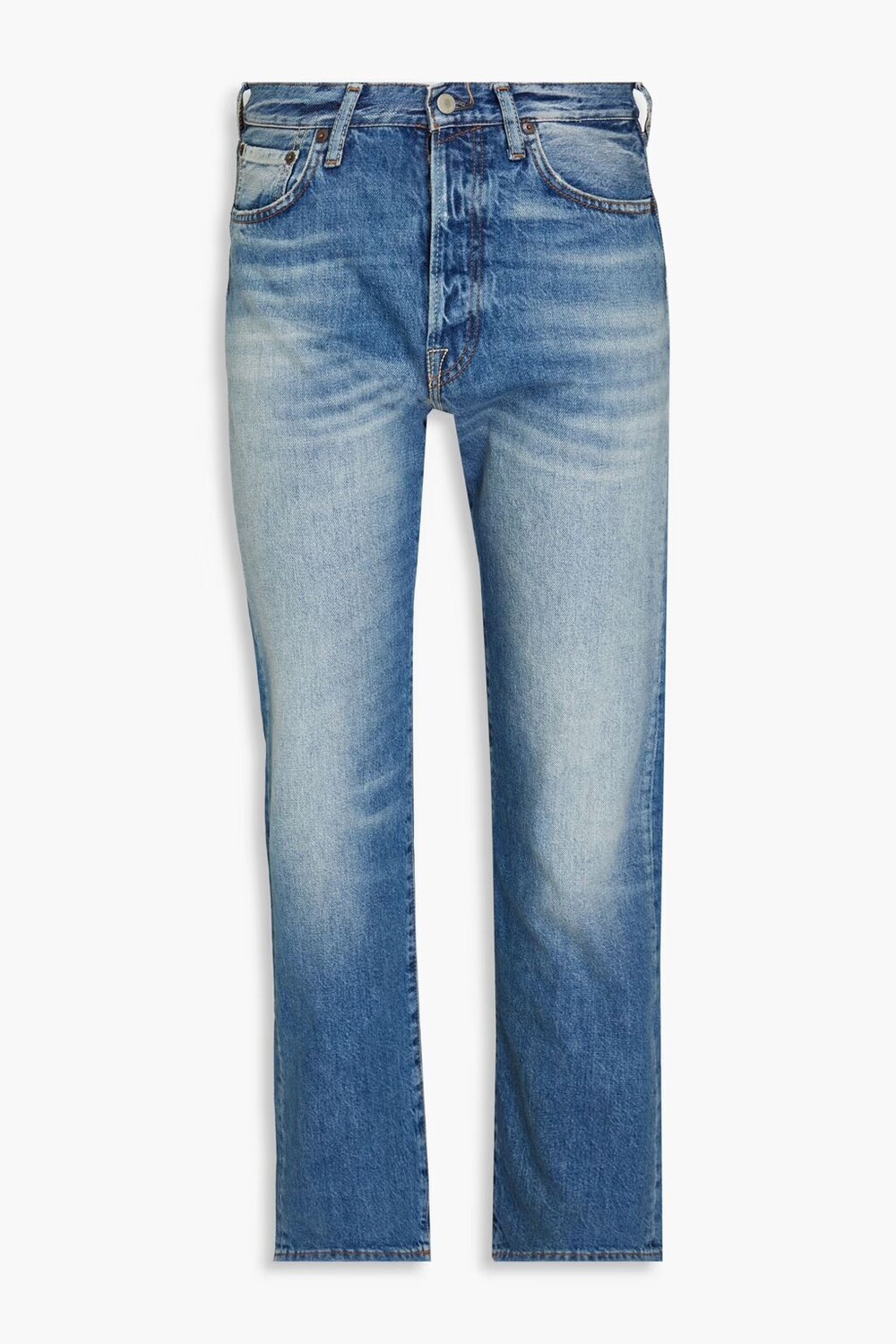 

Джинсы из потертого денима Acne Studios, средний деним
