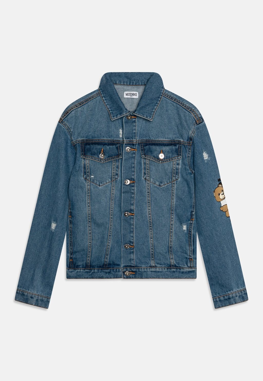 

Джинсовая куртка Unisex MOSCHINO, цвет light blue