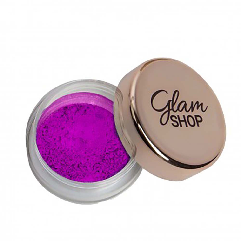 Неоново-фиолетовые рассыпчатые тени для век Glam Shop, 5 мл