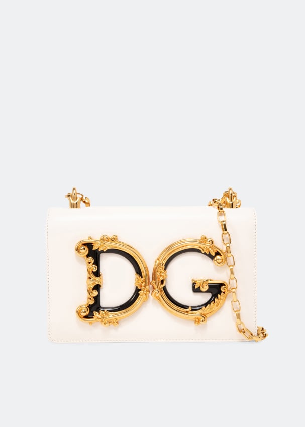 Сумка через плечо Dolce&Gabbana DG Girls, белый