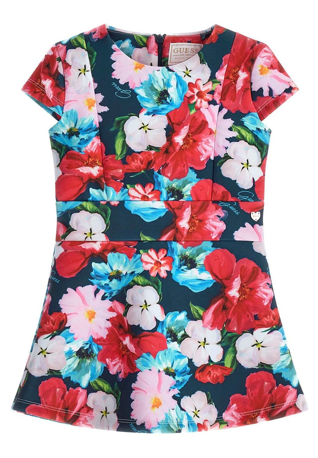 

Летнее платье Toddler Stretch Scuba Guess, цвет passion flower print